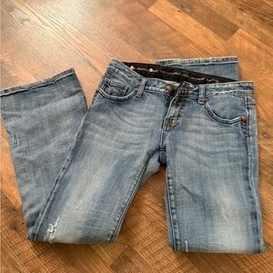 Express Light Blue Boot Cut Jeans